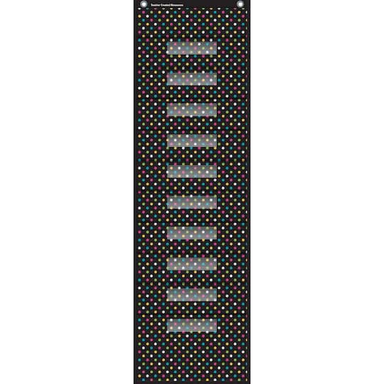 Chalkboard Brights 10 Pocket File Storage Pocket Chart